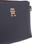 Tommy Hilfiger Blauwe Verstelbare Schoudertas met Rits Blue Dames - Thumbnail 4