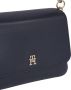 Tommy Hilfiger Blauwe Schoudertas met Afneembare Band Black Dames - Thumbnail 8
