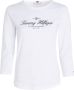 Tommy Hilfiger Shirt met lange mouwen SLIM SIGNATURE OPEN NK 3 4SLV met signature-logo-opschrift - Thumbnail 4