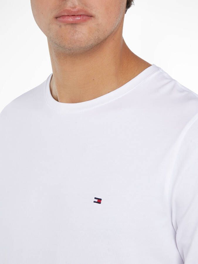 Tommy Hilfiger Shirt met lange mouwen STRETCH SLIM FIT LONG SLEEVE van biologische katoen-stretch