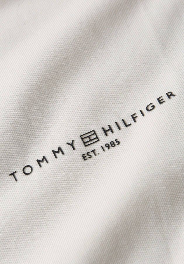 Tommy Hilfiger Shirt met ronde hals 1985 REG MINI CORP LOGO C-NK SS met logo en borduursel