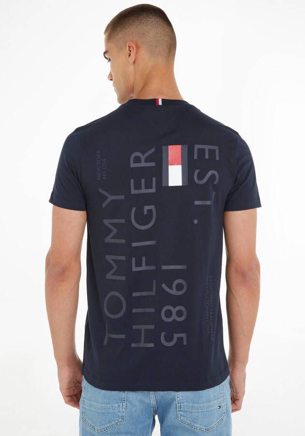 Tommy Hilfiger Shirt met ronde hals BRAND LOVE BACK TEE