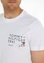 Tommy Hilfiger T-shirt met geribde ronde hals model 'BRAND LOVE' - Thumbnail 4
