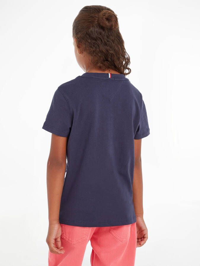 Tommy Hilfiger Shirt met ronde hals ESSENTIAL SWEATPANTS met logo-opschrift