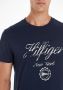 Tommy Hilfiger Shirt met ronde hals FADED SCRIPT PRINT TEE met klein logoborduursel op de mouw - Thumbnail 9