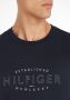 Tommy Hilfiger Shirt met ronde hals HILFIGER CURVE LOGO TEE met logoborduursel op de mouw - Thumbnail 4
