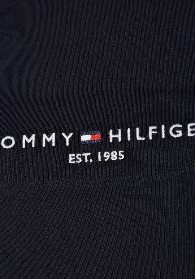 Tommy Hilfiger Shirt met ronde hals REGULAR HILFIGER C-NK TEE LS met logoborduursel