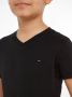 Tommy Hilfiger Shirt met V-hals BOYS BASIC VN KNIT S S met -merklabel - Thumbnail 4