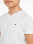 Tommy Hilfiger Shirt met V-hals BOYS BASIC VN KNIT S S met -merklabel - Thumbnail 5