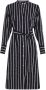 Tommy Hilfiger Shirtjurk ARGYLE STRIPE MIDI SHIRT DRESS met tailleriem - Thumbnail 3