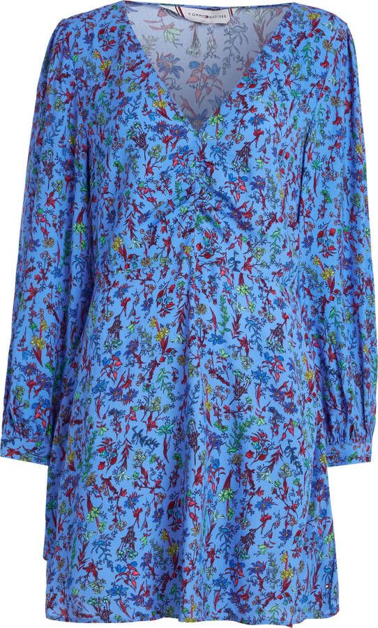 Tommy Hilfiger Shirtjurk VIS FLORAL SHORT DRESS LS