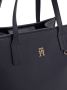 Tommy Hilfiger Blauwe Polyethyleen Handtas met Schouderbanden Blue Dames - Thumbnail 5