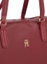 Tommy Hilfiger Poppy Plus Tote Tas Rood Dames - Thumbnail 5