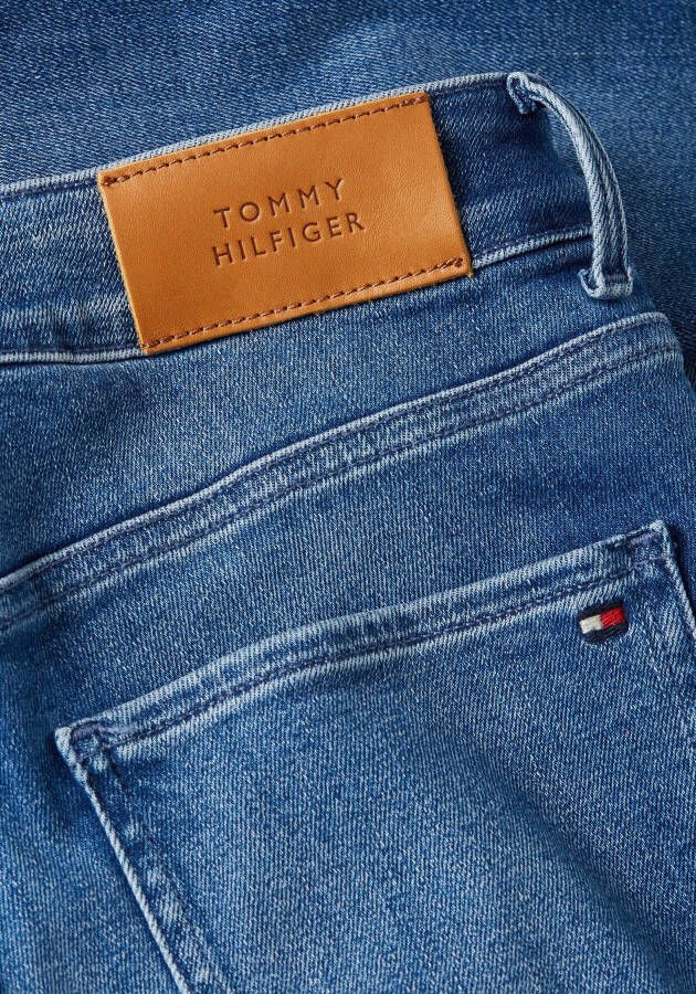 Tommy Hilfiger Skinny fit jeans TH FLEX HARLEM U SKINNY HW NOA met -logobadge