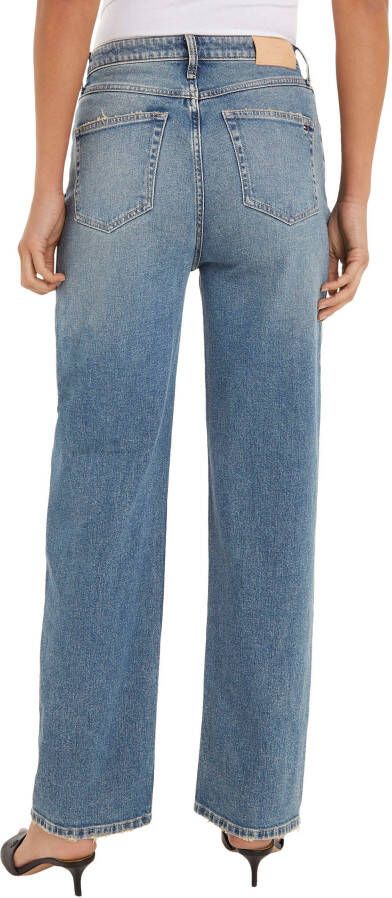 Tommy Hilfiger Straight jeans RELAXED STRAIGHT HW LIV met -logobadge