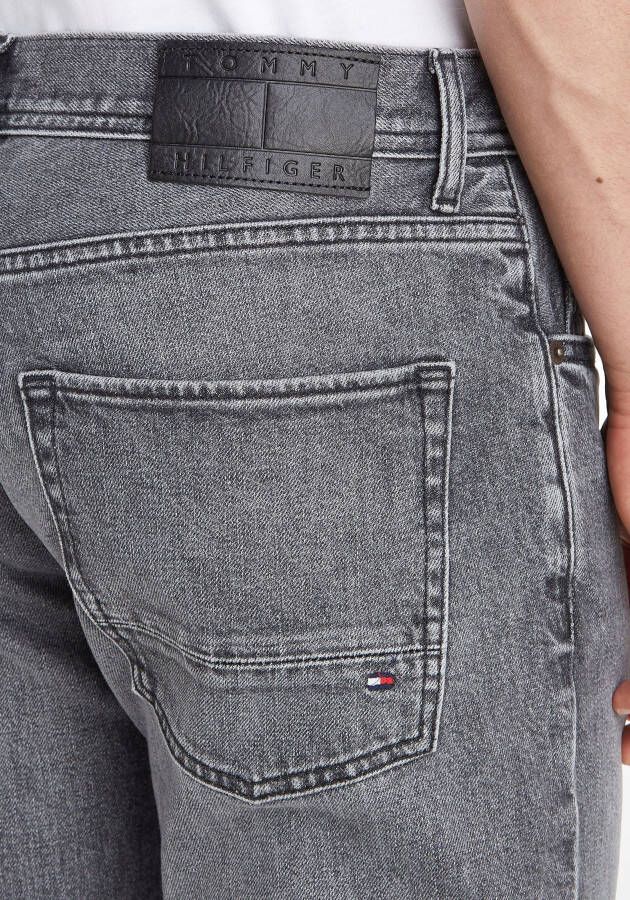 Tommy Hilfiger Straight jeans STRAIGHT DENTON STR LEDO GREY met fade-effect