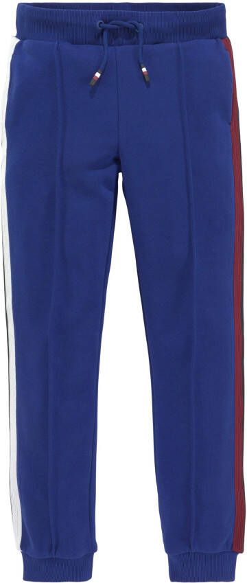 Tommy Hilfiger Sweatbroek GLOBAL STRIPES SWEATPANTS met colorblocking strepen aan de zijnaad