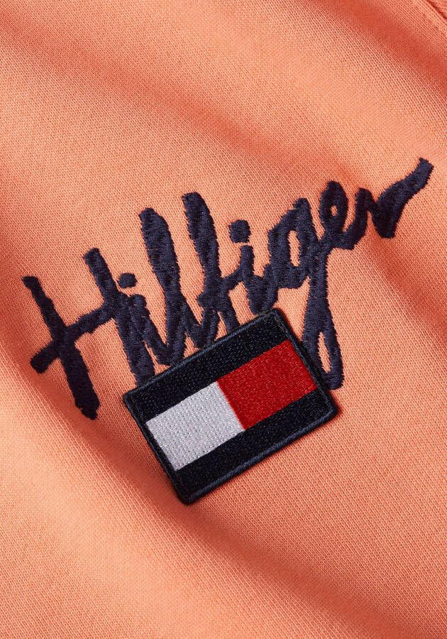 Tommy Hilfiger Sweatshirt HILFIGER PAINTED GRAPHIC CREW met ribboorden