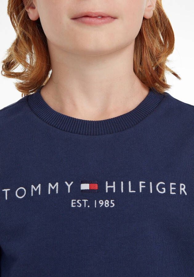 Tommy Hilfiger Sweatshirt ESSENTIAL SWEATSHIRT Kinderen Kids Junior MiniMe voor jongens en meisjes