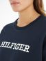 TOMMY HILFIGER Dames Truien & Vesten Reg Monotype Emb Sweatshirt Blauw - Thumbnail 8