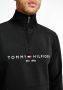 Tommy Hilfiger Logo Mockneck trui zwart Mw0Wm20954 BDS Zwart Heren - Thumbnail 9