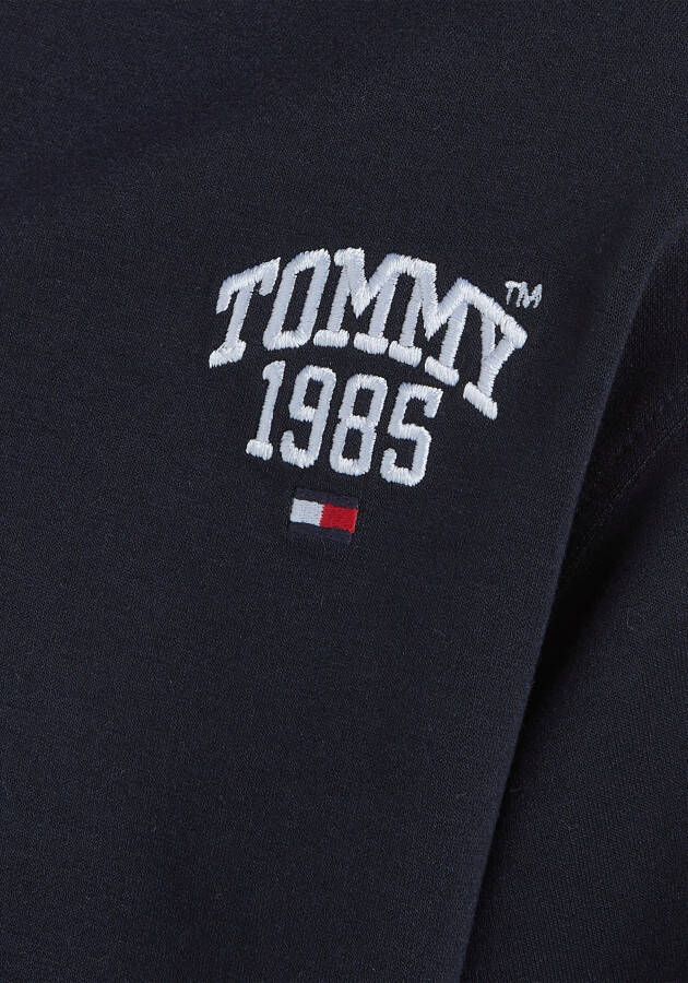 Tommy Hilfiger Sweatshirt TOMMY VARSITY HALF ZIP met logoprint op borsthoogte