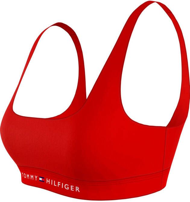 Tommy Hilfiger Swimwear Balconette-bikinitop TH BRALETTE (EXT SIZES) met tommy hilfiger-branding