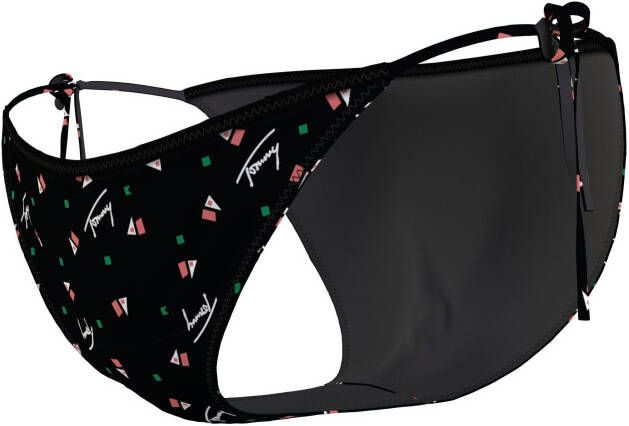 Tommy Hilfiger Swimwear Bikinibroekje STRING SIDE TIE PRINT met stijlvolle logo-opschriften