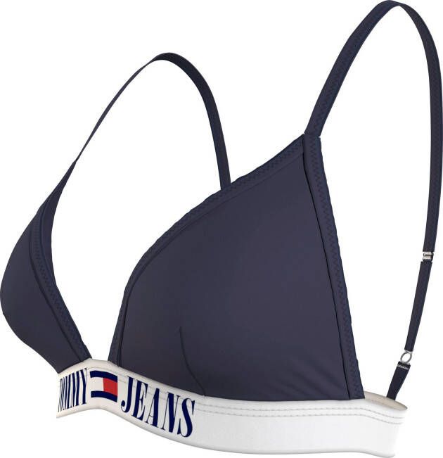 Tommy Hilfiger Swimwear Triangel-bikinitop TH TRIANGLE RP met tommy hilfiger-branding