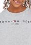 Tommy Hilfiger unisex T-shirt van biologisch katoen lichtgrijs melange 128 - Thumbnail 5