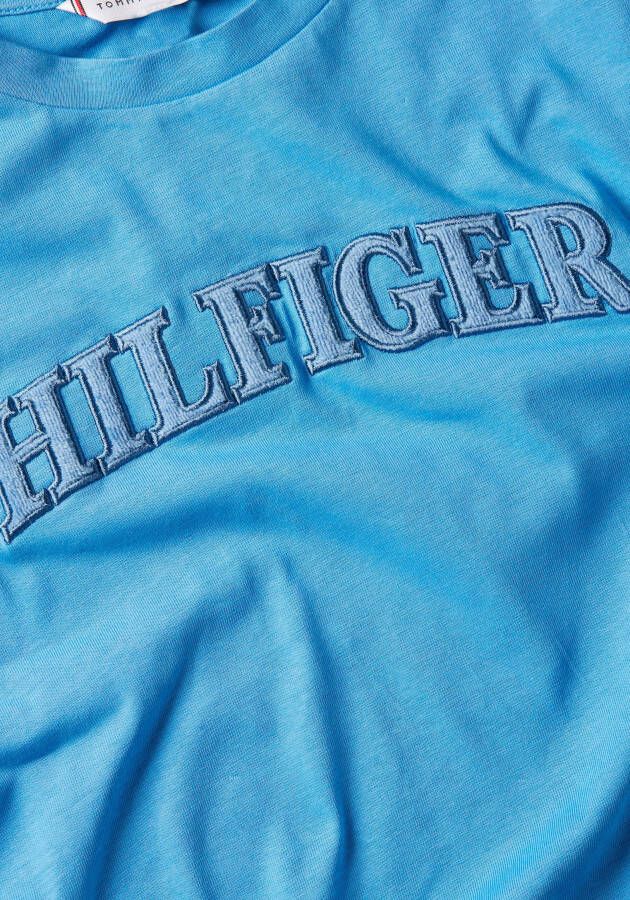 Tommy Hilfiger T-shirt REG TONAL HILFIGER C-NK SS met merklabel