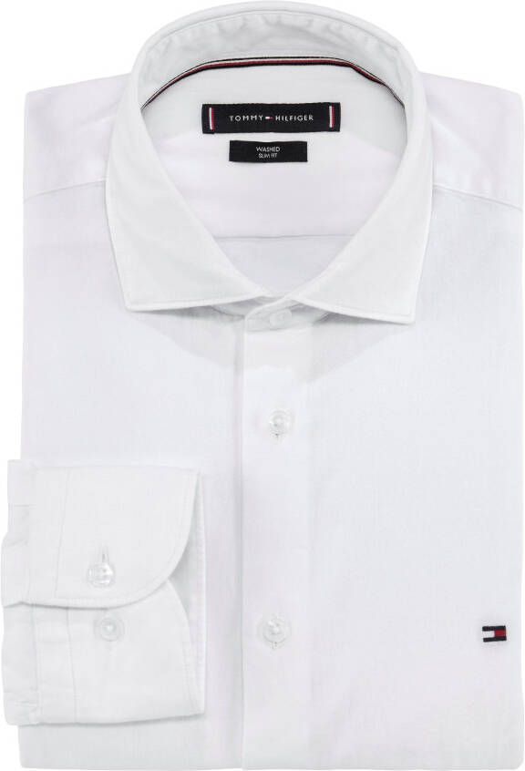 Tommy Hilfiger TAILORED Businessoverhemd CL-W FINE TWILL SOLID SF SHIRT