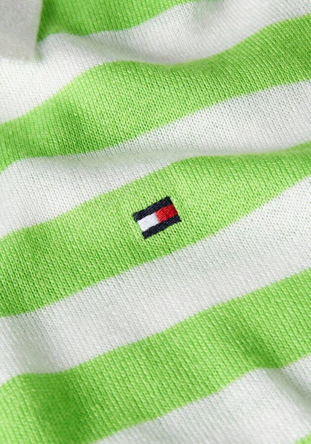 Tommy Hilfiger Trui met polokraag BUTTON POLO SS TOP met logo op borsthoogte