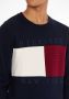 Tommy Hilfiger Gebreide pullover met labelstitching model 'STRUCTURE' - Thumbnail 7