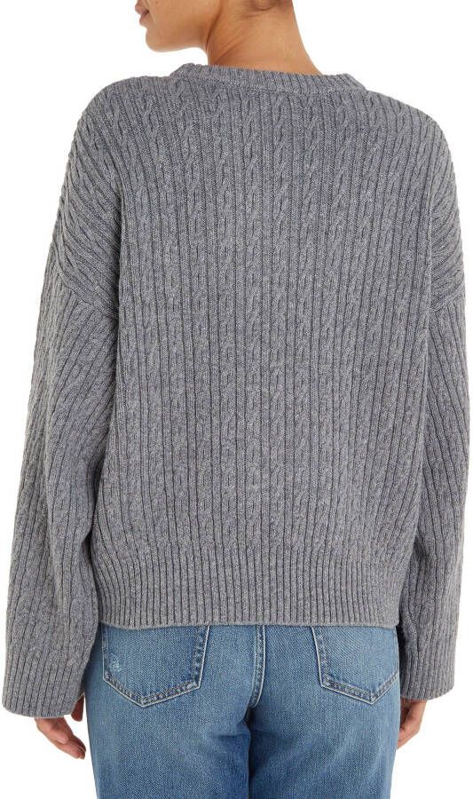 Tommy Hilfiger Trui met ronde hals CABLE ALL OVER C-NK SWEATER