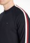 Tommy Hilfiger Gebreide pullover met logostitching model 'GLOBAL STRIPE INTARSIA' - Thumbnail 6