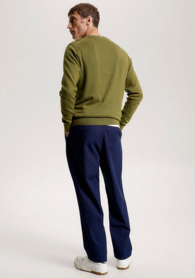 Tommy Hilfiger Trui met V-hals PIMA ORG CTN CASHMERE V NECK