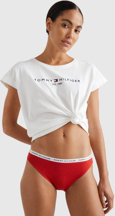 Tommy Hilfiger Underwear Bikinibroekje met logo op de tailleband (set 3 stuks Set van 3)