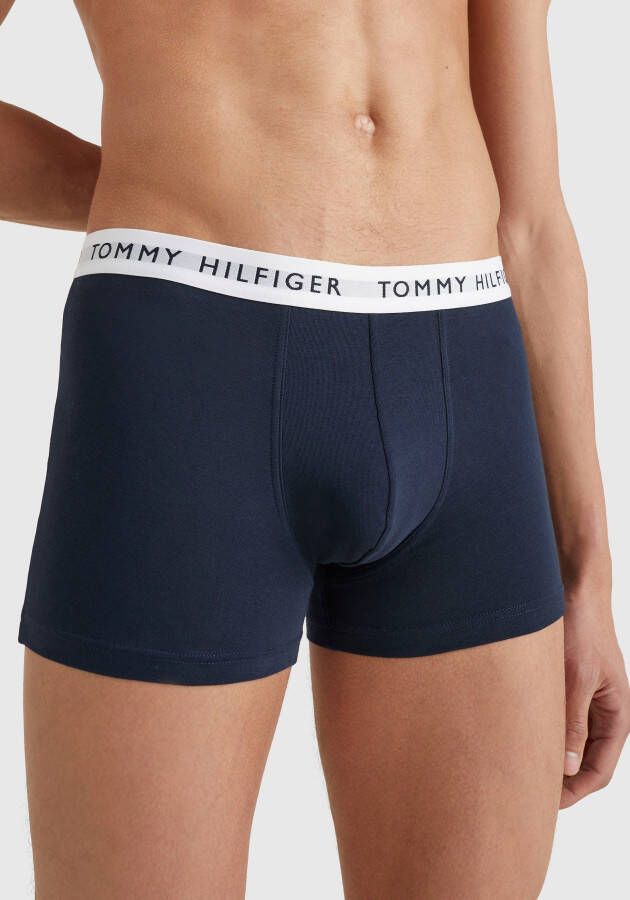 Tommy Hilfiger Underwear Boxershort met contrastkleurige band (3 stuks)