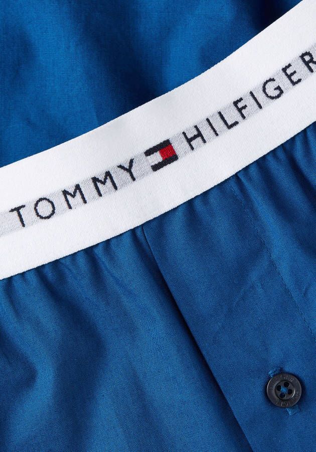 Tommy Hilfiger Underwear Geweven boxershort 3P WOVEN BOXER met elastische logo-band (3 stuks Set van 3)