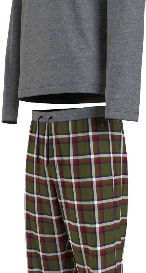 Tommy Hilfiger Underwear Pyjama LS PJ PANT SET met decoratieve borstzak (2-delig)