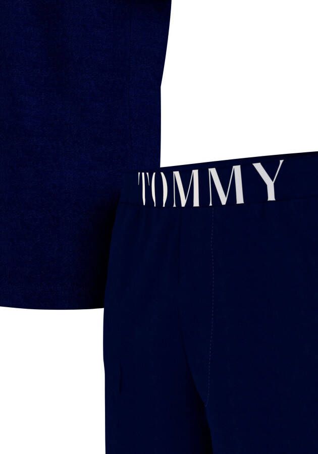 Tommy Hilfiger Underwear Shortama met tommy hilfiger logo-opschrift bij de band (2-delig)