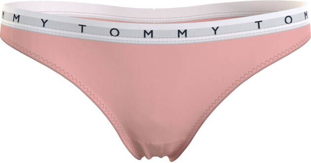 Tommy Hilfiger Underwear Slip 3 PACK THONG met tommy hilfiger merklabel (set 3 stuks Set van 3)