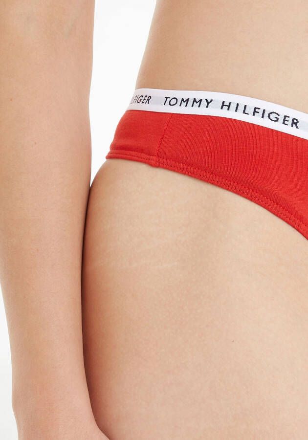 Tommy Hilfiger Underwear Stringpants met logo-tailleband (set 3 stuks Set van 3)