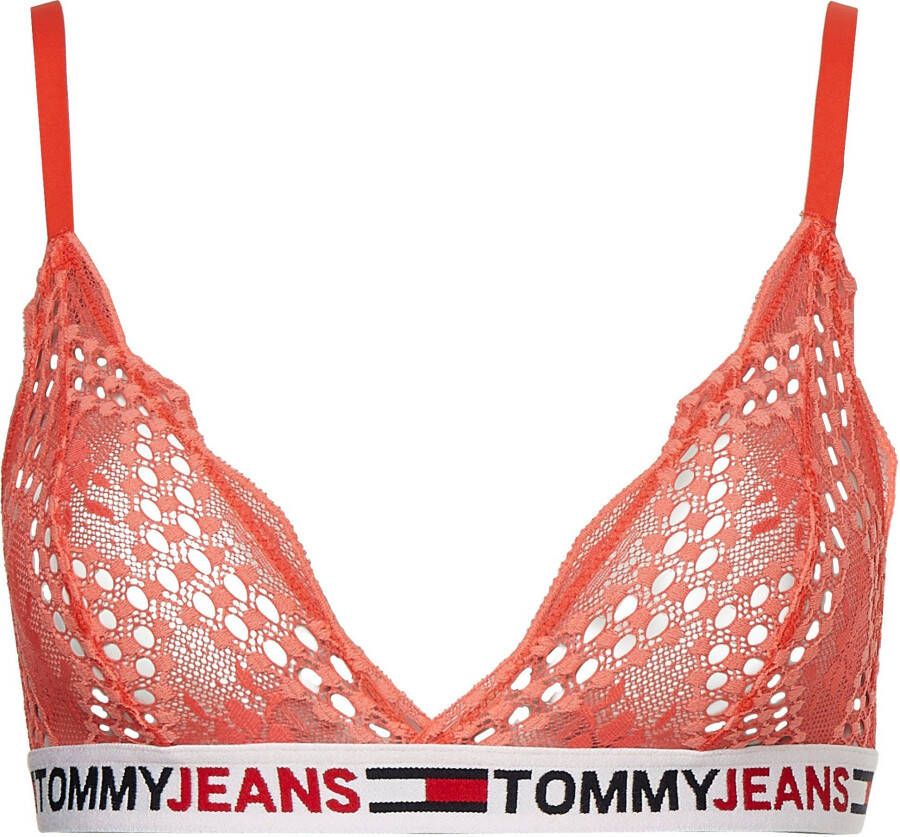 Tommy Hilfiger Underwear Triangel-bh met tommy hilfiger opschrift op de onderbusteband