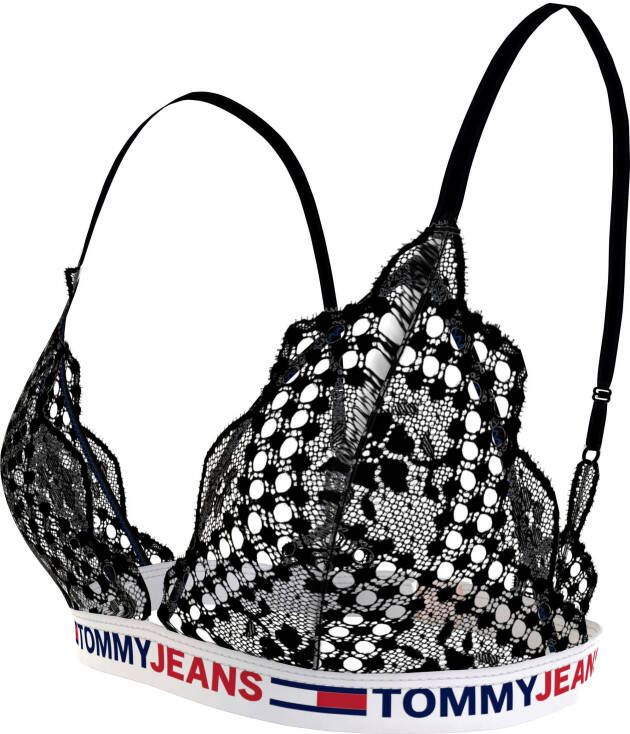 Tommy Hilfiger Underwear Triangel-bh met tommy hilfiger opschrift op de onderbusteband