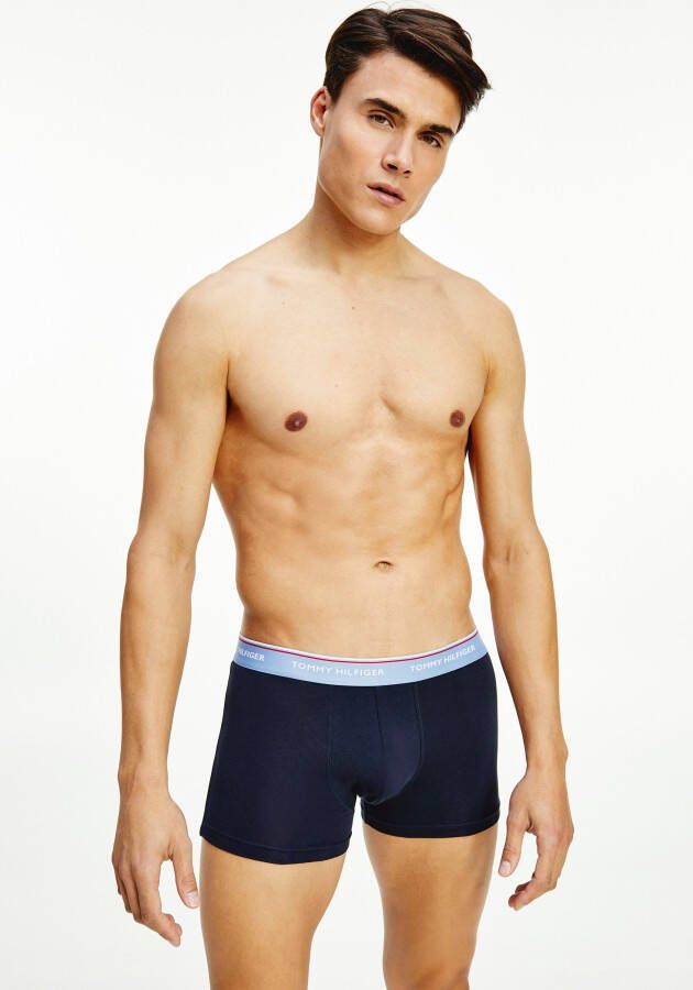 Tommy Hilfiger Underwear Trunk met logo op de tailleband (set 3 stuks Set van 3)