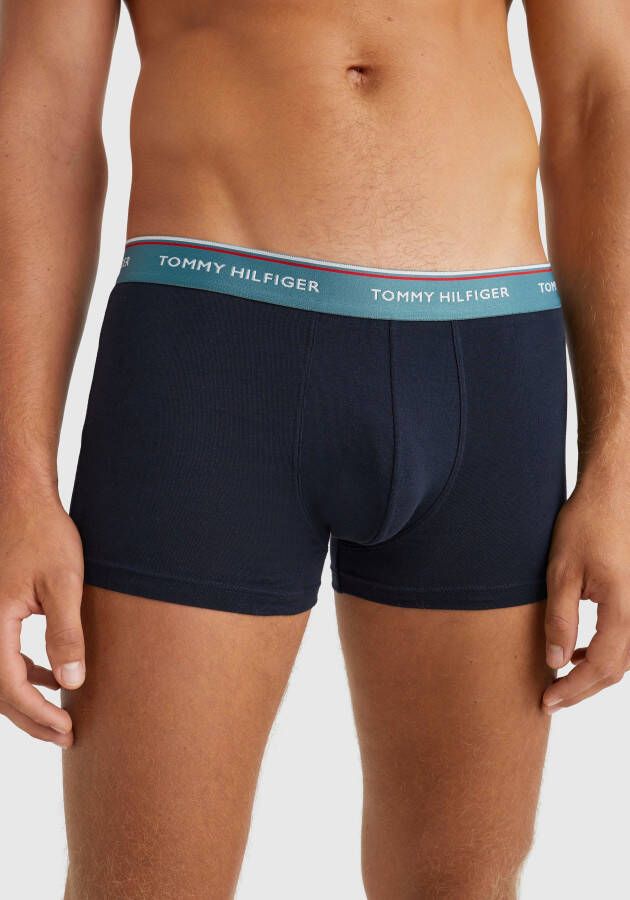 Tommy Hilfiger Underwear Trunk met logo op de tailleband (set 3 stuks Set van 3)