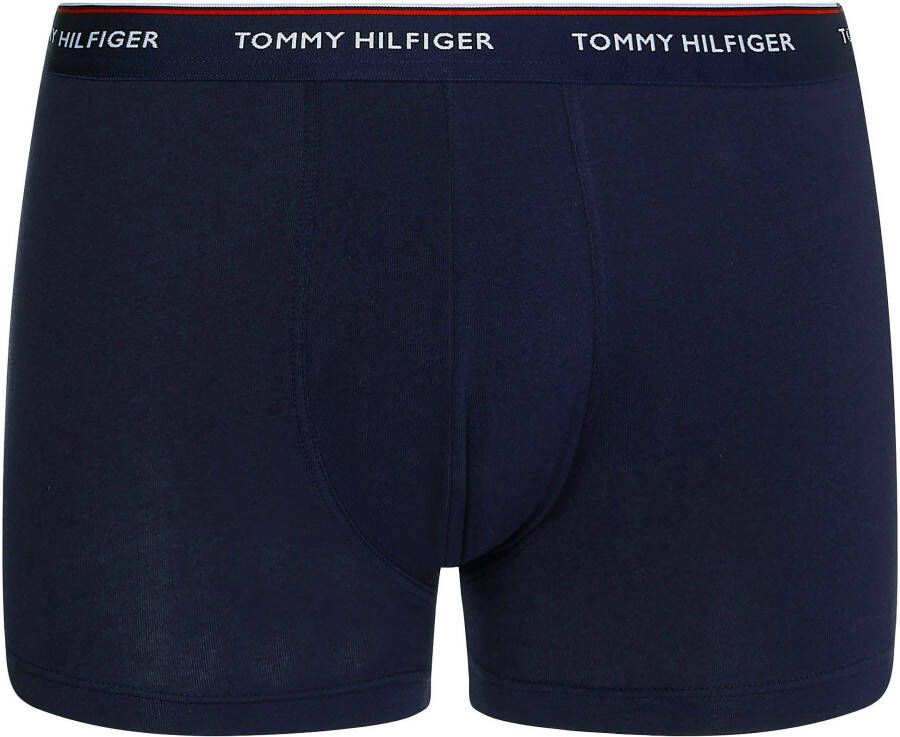 Tommy Hilfiger Underwear Trunk met logo op de tailleband (set 3 stuks Set van 3)