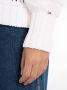 Tommy Hilfiger Vest CROCHET V-NK CARDIGAN in trendy gehaakte look boho stijl losse pasvorm - Thumbnail 3